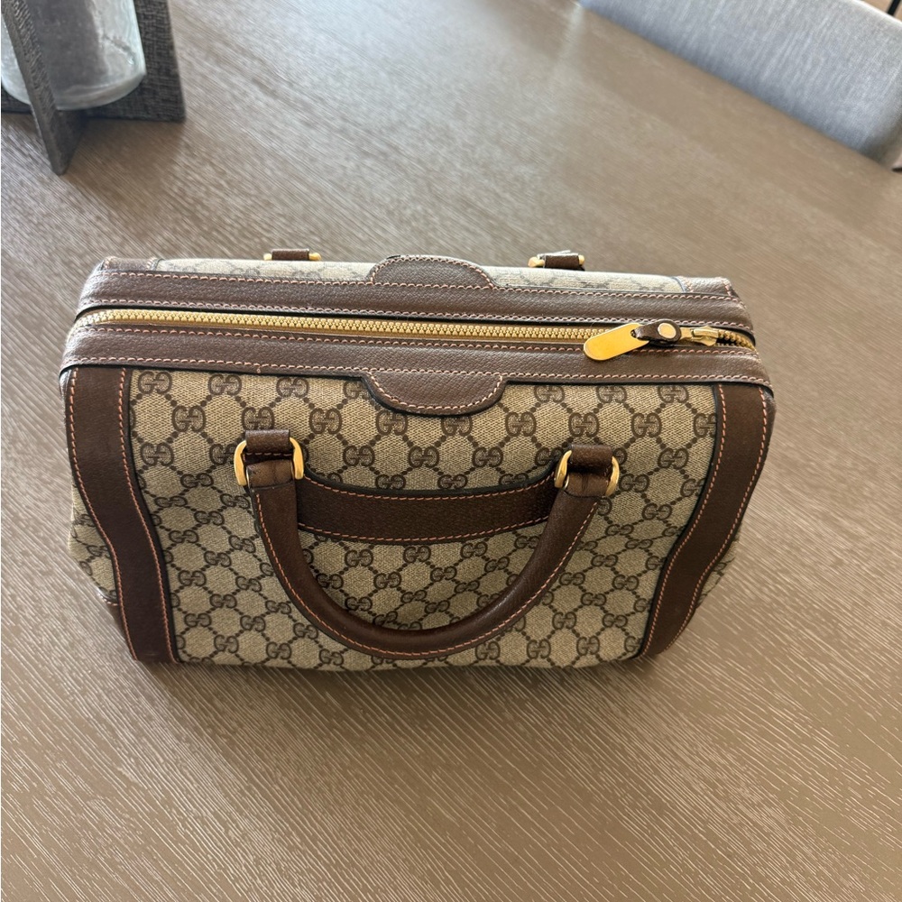 Gucci Brown and Tan Bag